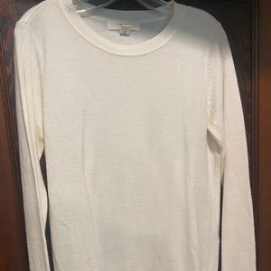 White comfy sweater